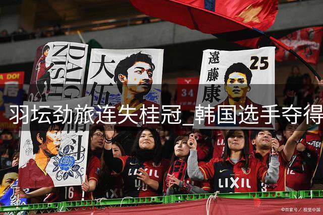 羽坛劲旅连失桂冠 韩国选手夺得世锦赛女双金牌